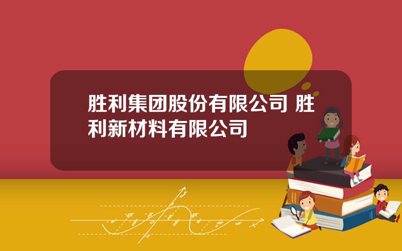 胜利集团股份有限公司 胜利新材料有限公司